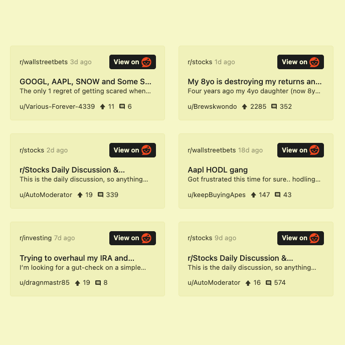 Reddit Community Hub